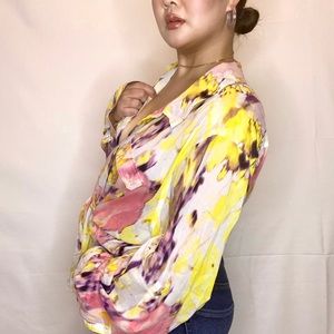 VINTAGE OVERSIZED TIE-DYE CALVIN KLEIN SHIRT